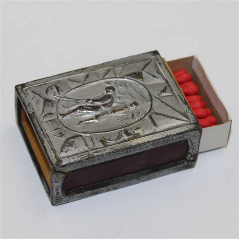 vintage metal match box|vintage matchbox collection.